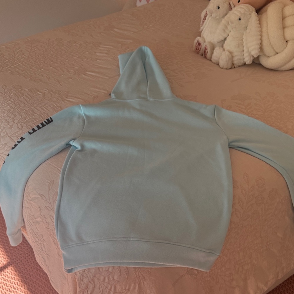🩵 XS Taylor Swift Hoodie Blue Graphic The Eras Tour NWOT - Picture 3 of 3